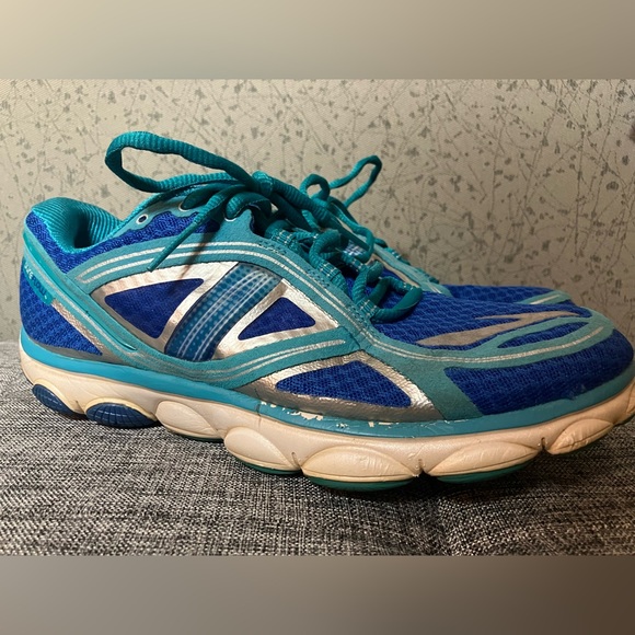 Brooks Pureflow 3 Women's Blue/Silver Running Shoes Sneakers Size 9 - Picture 1 of 16
